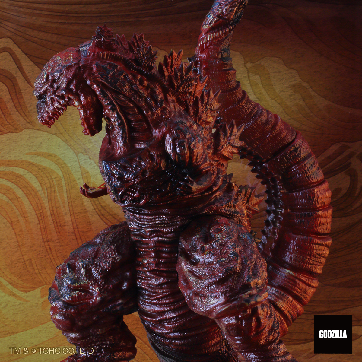 GODZILLA VINYL ART GVA-BC ゴジラ（2016）　Frog Tree　(バーニングレッドカラー)