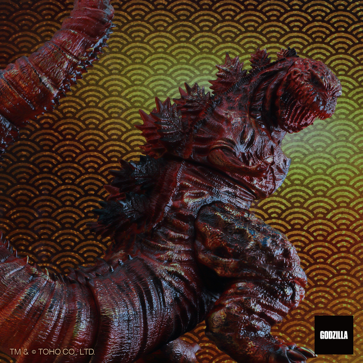 GODZILLA VINYL ART GVA-BC ゴジラ（2016）　Frog Tree　(バーニングレッドカラー)